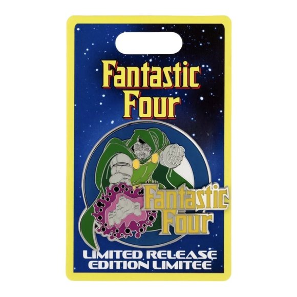 Disney Parks Marvel Fantastic Four Doctor Doom Limited Release Pin - Picture 2 of 4